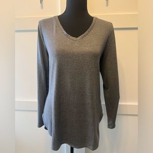 Apt. 9 Gray Tunic Sweater, size M